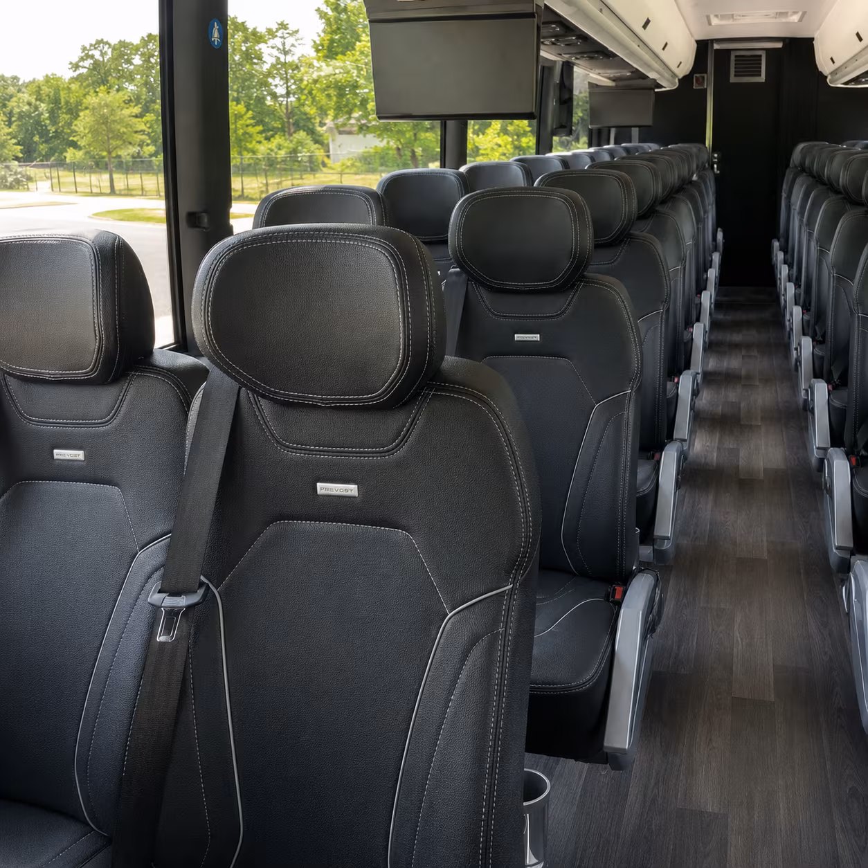 bartlett corporate event transportation onboard seating