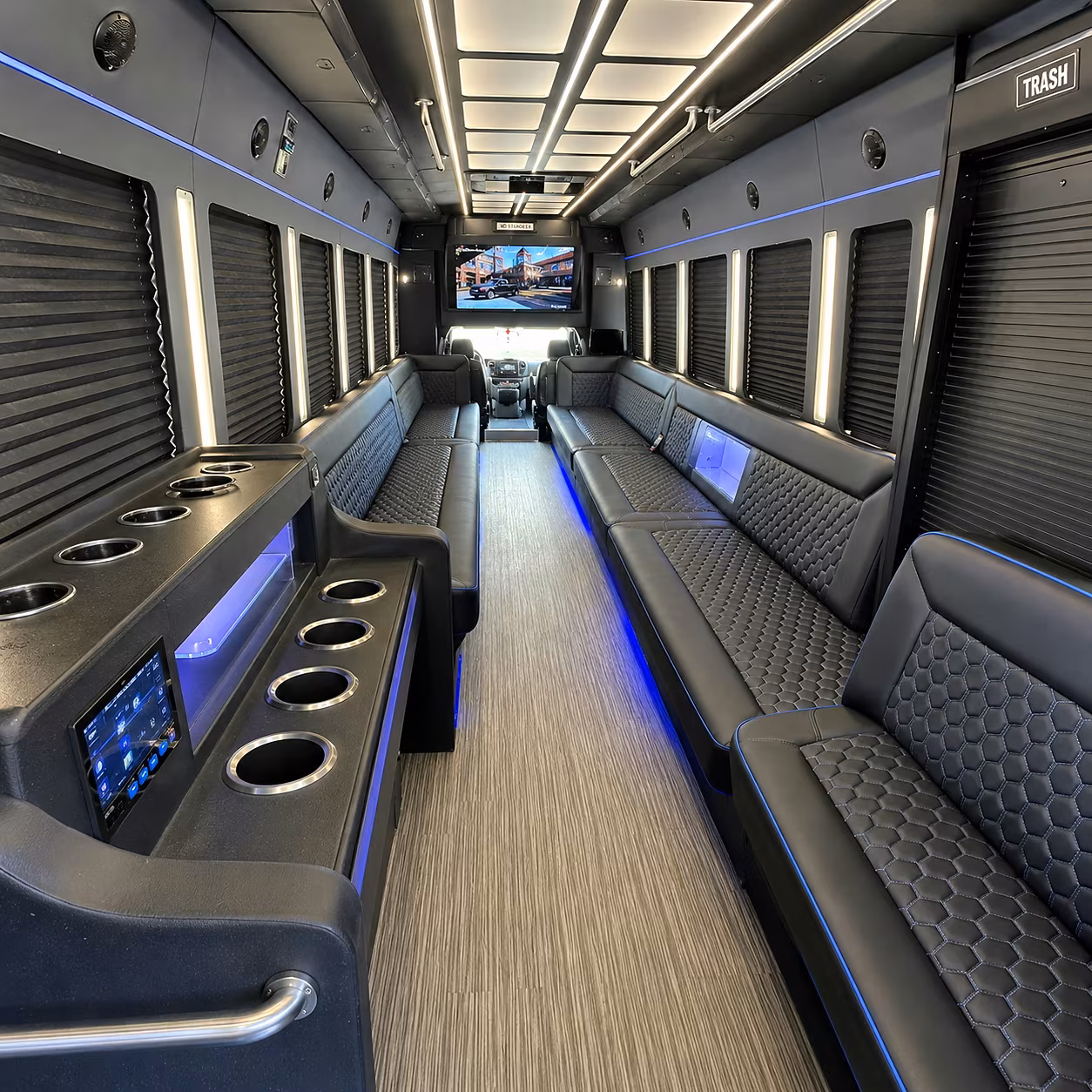 bartlett party bus rentals inside