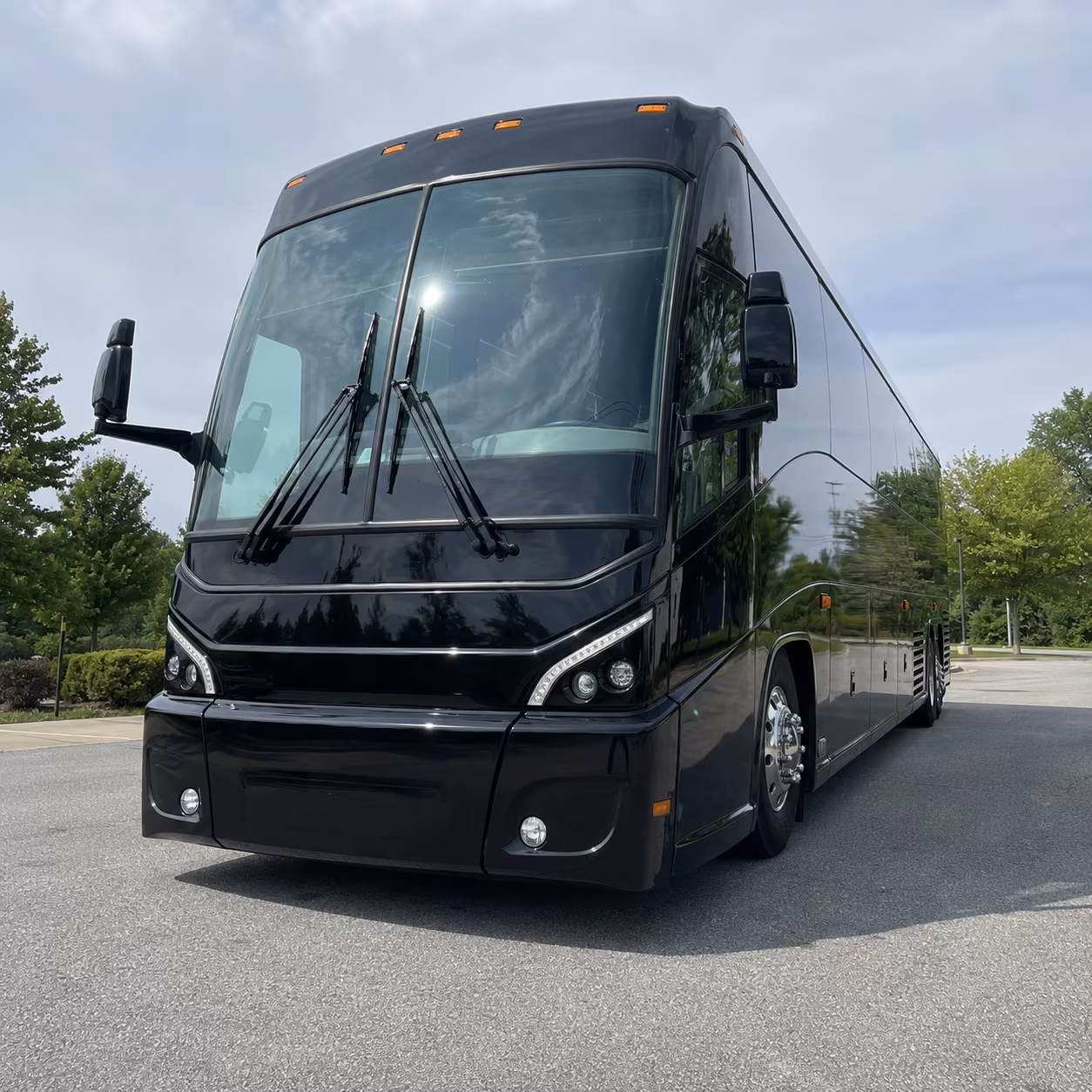 just the right size bus for senior adult ministry outings around bartlett