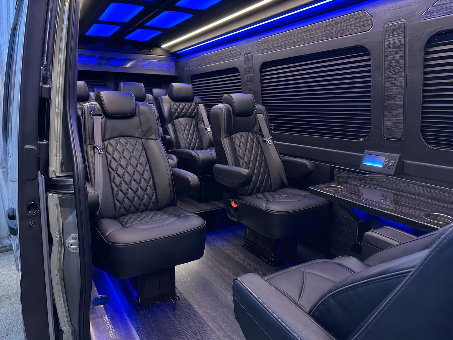 sprinter van transportation for groups and events across bartlett