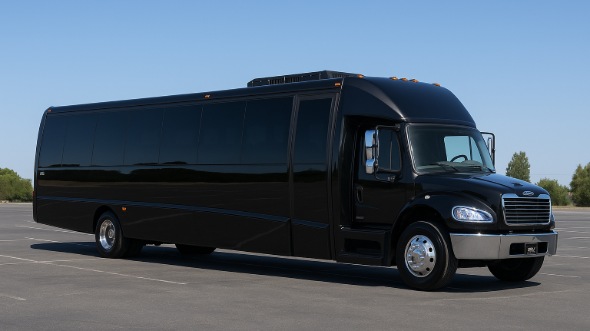 Exterior of Charter Bus Company Bartlett's 20 Passenger Mini bus in Bartlett