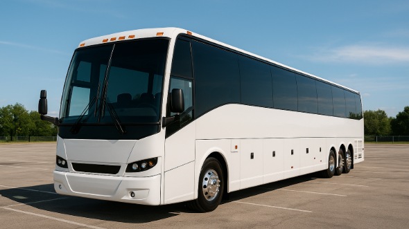 Exterior of Charter Bus Company Bartlett's 54 Passenger Charter Bus in Bartlett