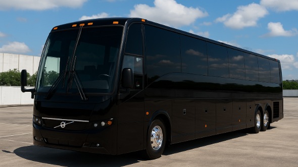 Exterior of Charter Bus Company Bartlett's 56 Passenger Charter Bus in Bartlett