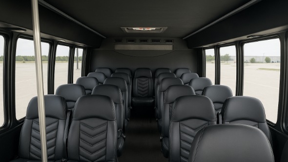 bartlett 30 passenger minibus inside