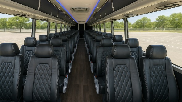 bartlett 54 passenger charter bus rental