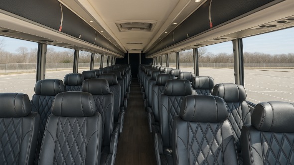 bartlett 55 passenger charter bus rental