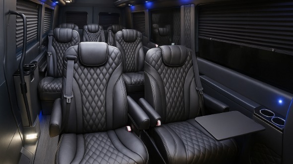 bartlett sprinter van with driver rental